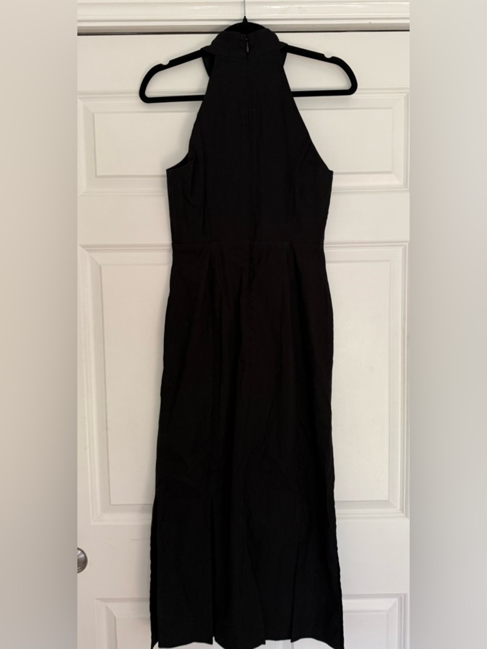Anthropologie Black Halter Maxi Dress - Picture 4 of 10